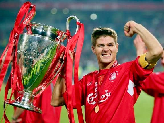 Liverpool Istanbul 2005 Champions League Winners Steven Gerrard Hand Signed Framed Football Shirt