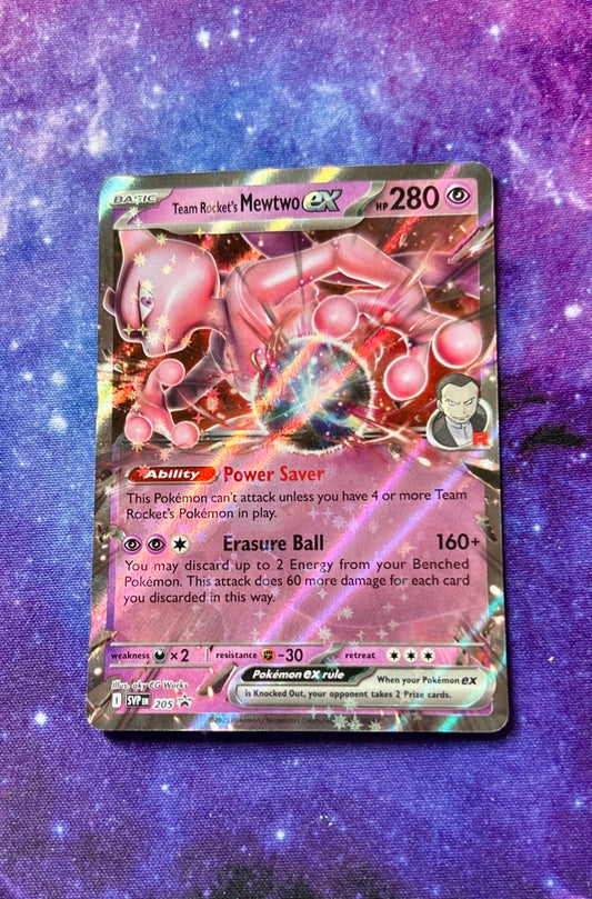 Mewtwo EX Team Rocket's SVP 216 Black Star Promo Pokemon Card