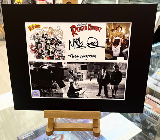 Who Framed Roger Rabbit Mike Quinn Hand Signed Mounted Photo