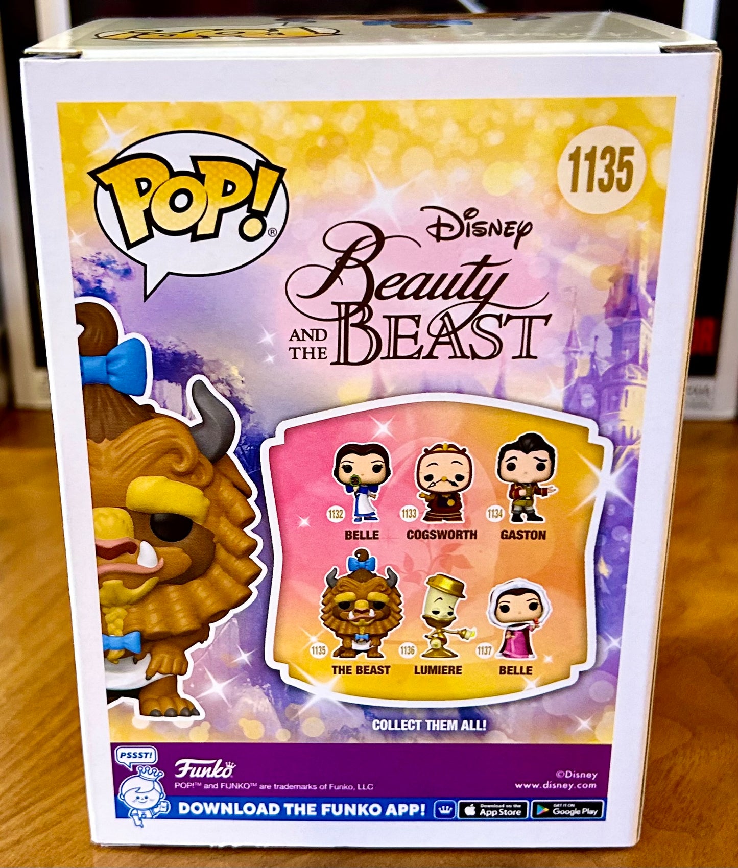 Beauty and The Beast The Beast Ronnie Le Drew Hand Signed 1135 Funko POP!