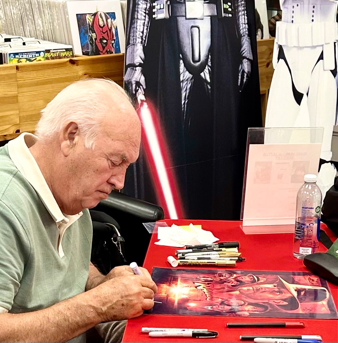 Indiana Jones Raiders of the Lost Ark Brian Muir Hand Signed Film Poster