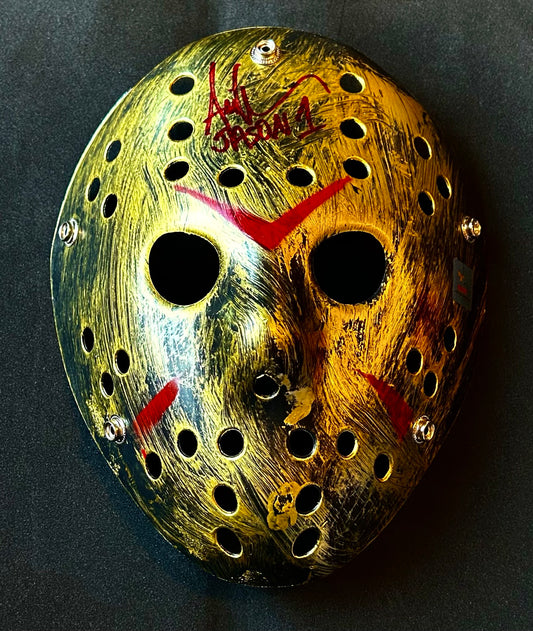 Friday the 13th Ari Lehman Hand Signed Jason Voorhees Masks