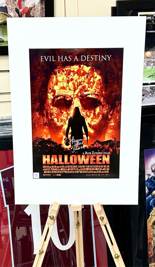Rob Zombie’s Halloween Hanna Hall Hand Signed Mounted Film Poster