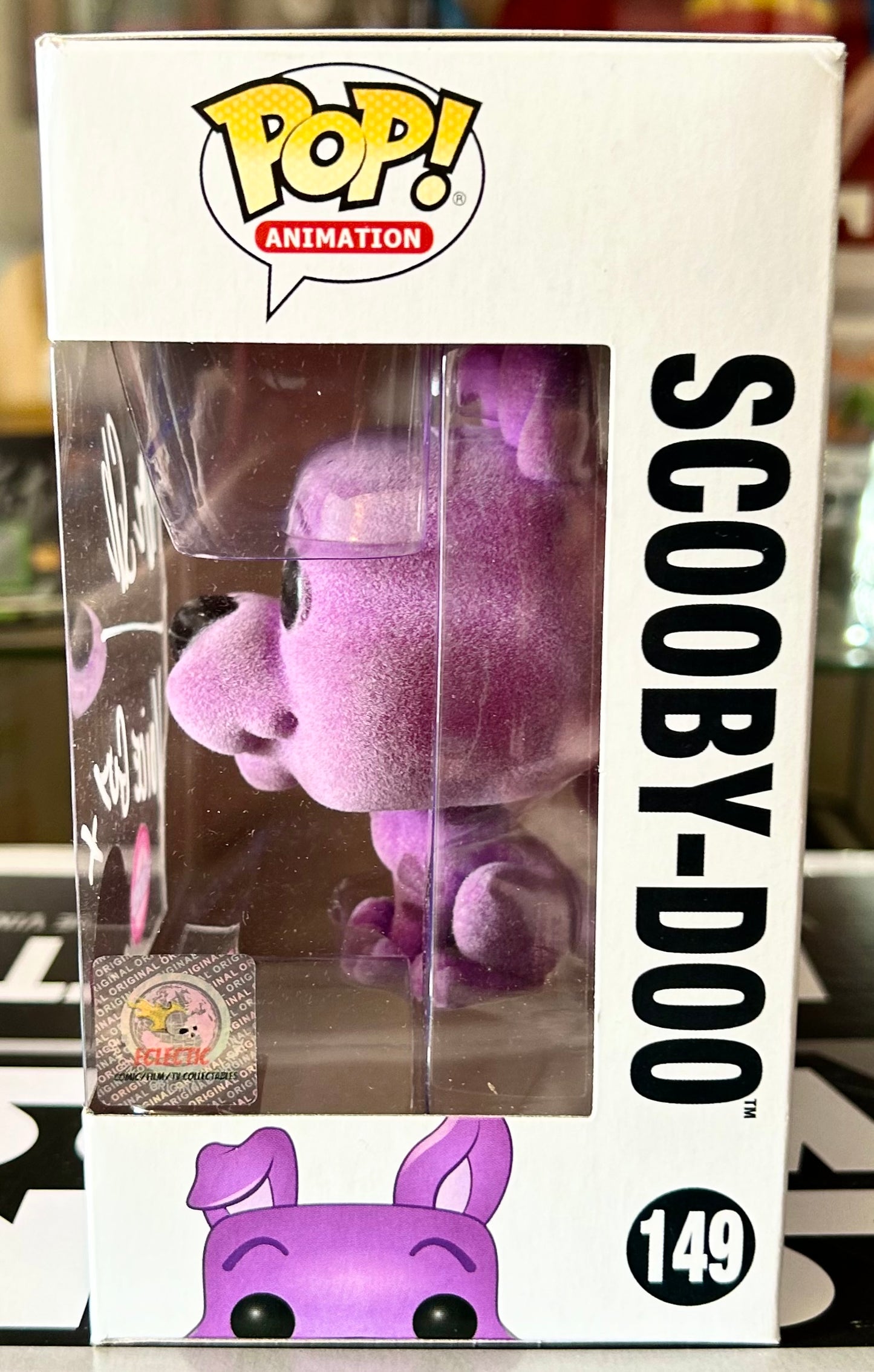 Scooby-Doo! Marc Silk Hand Signed Flocked Special Edition 149 Funko POP!