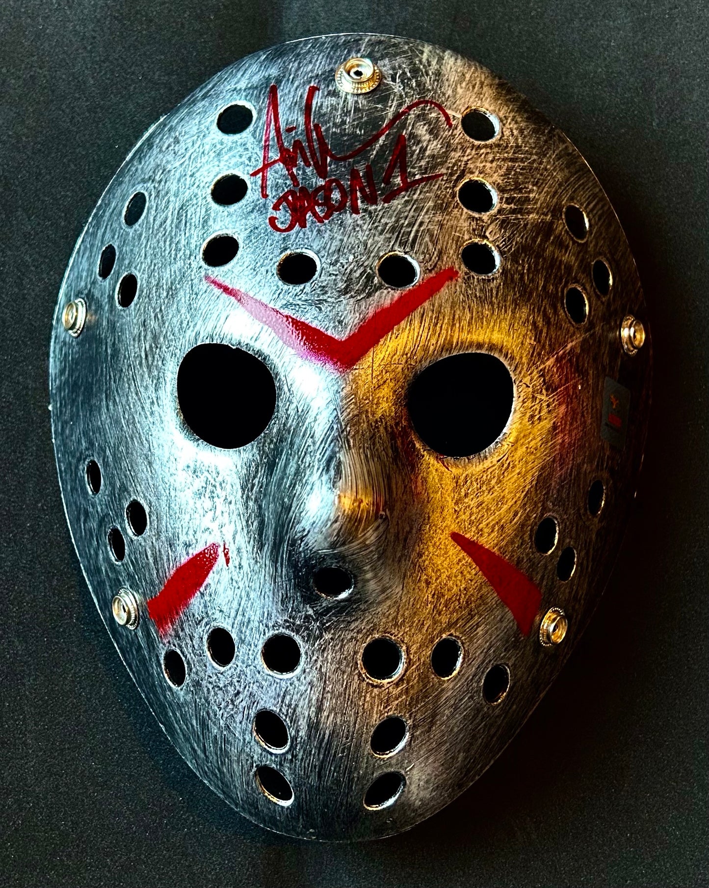Friday the 13th Ari Lehman Hand Signed Jason Voorhees Masks