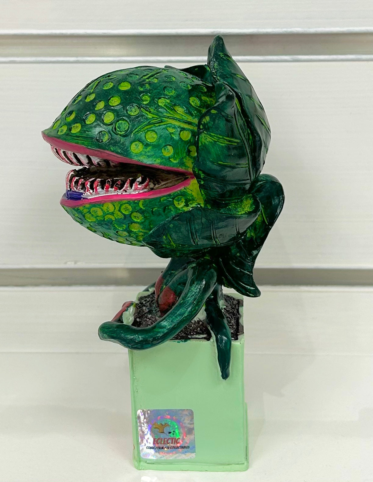 Little Shop of Horrors Audrey II Mike Quinn Autographed Figure with Triple Layer Authenticity