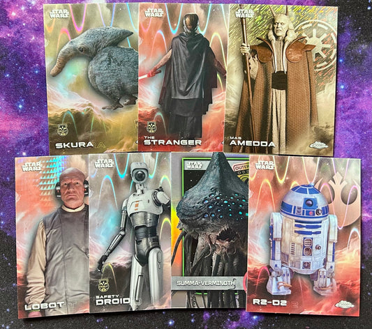 Topps Chrome Star Wars 2025 - Base, Debuts and Refractors
