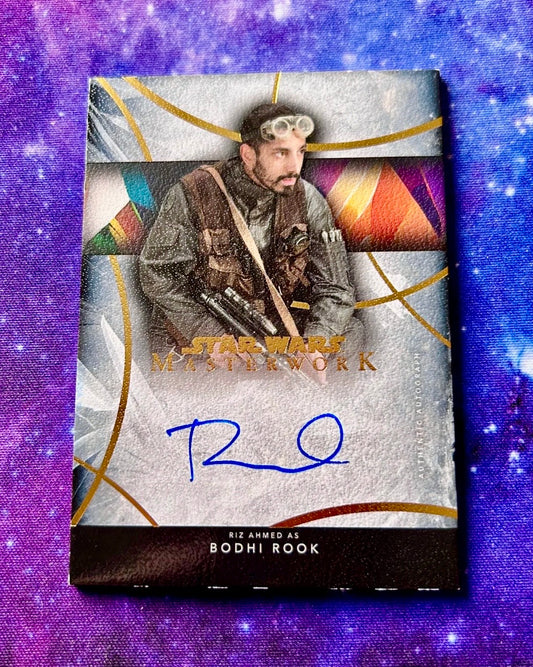 Bodhi Rook 01/25 Riz Ahmed 2024 Star Wars Topps Masterwork Autograph Card