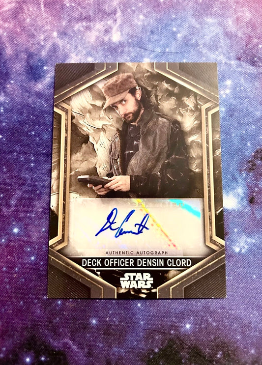 Obi-Wan Kenobi Dan Considine as Officer Densin Clord Star Wars Topps 2023 Autograph Card