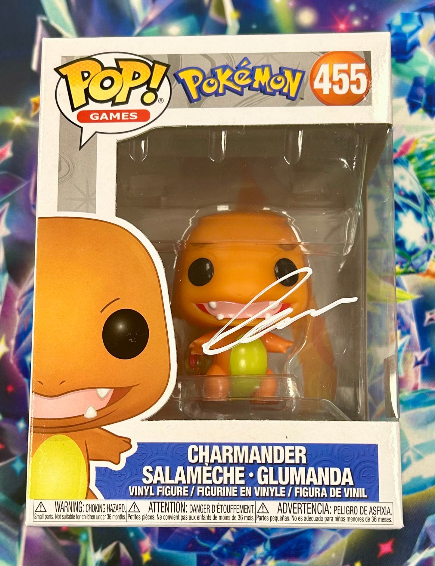 Pokemon Charmander Clem So Hand Signed 455 Funko POP!