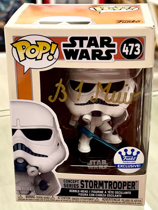 Star Wars Brian Muir Hand Signed Concept Series Stormtrooper Funko Exclusive 473 Funko POP!