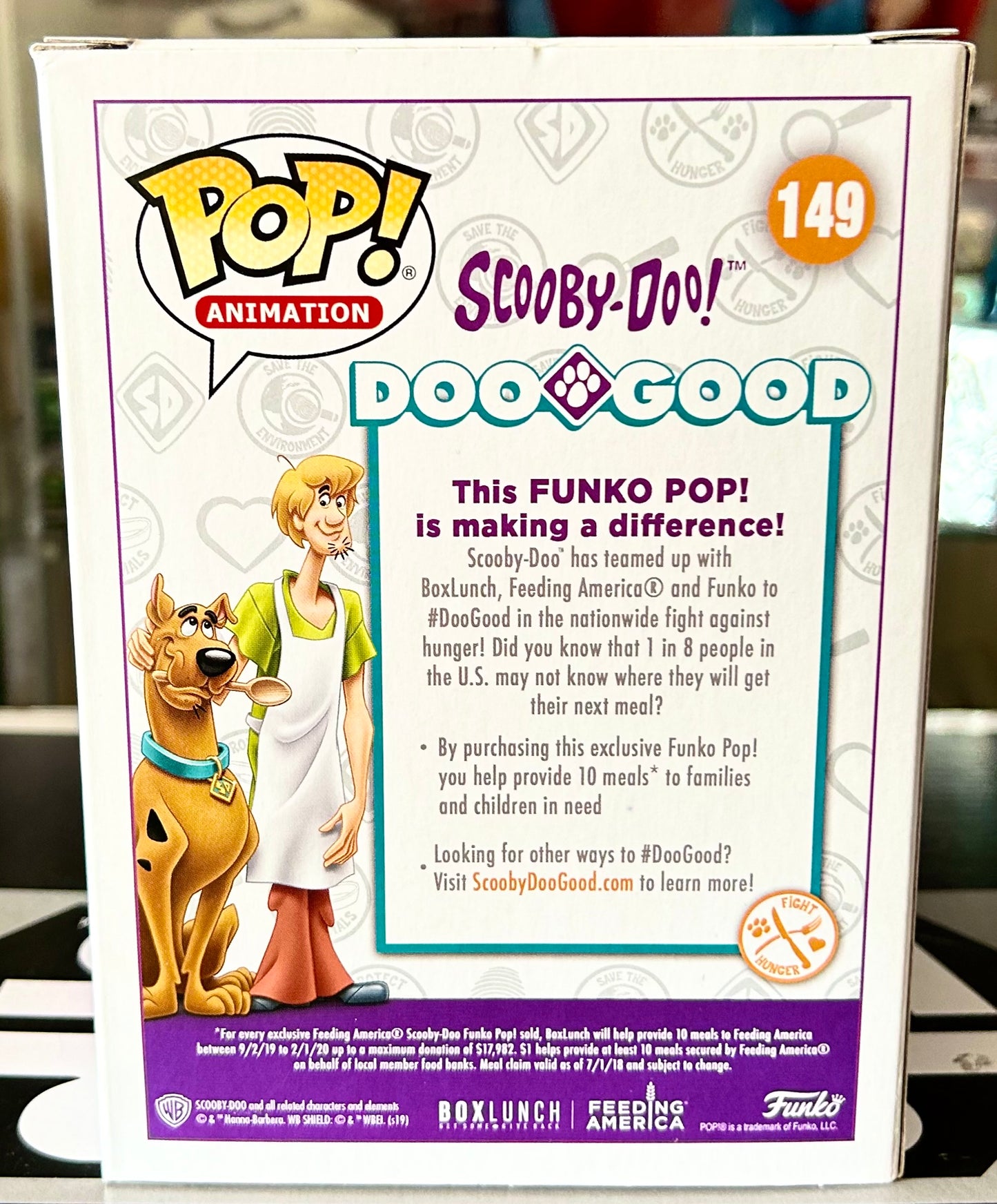 Scooby-Doo! Marc Silk Hand Signed Flocked Special Edition 149 Funko POP!