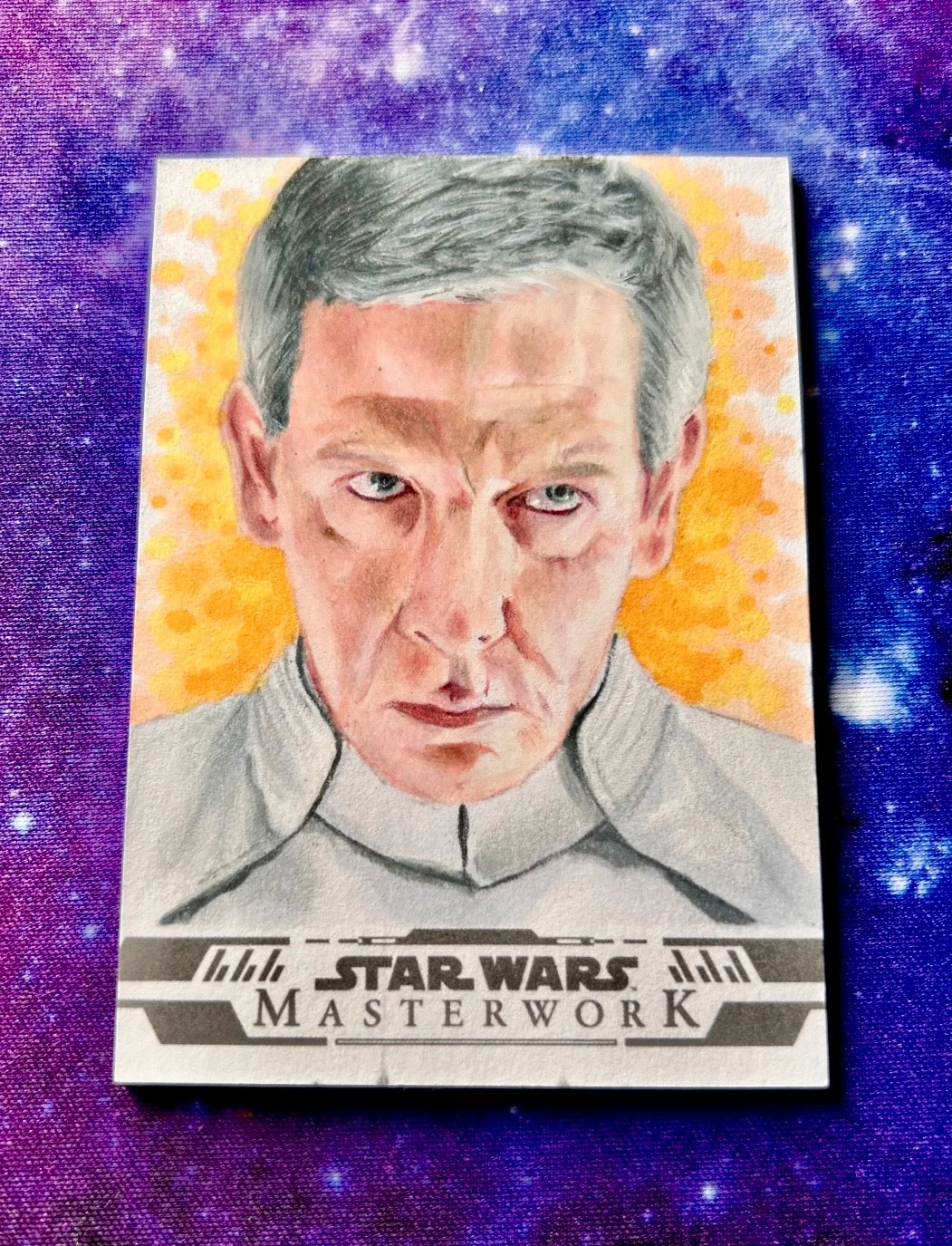 Orson Krennic Star Wars Yves Van Berlo Hand Drawn 2024 Topps Masterwork 1/1 Sketch Card