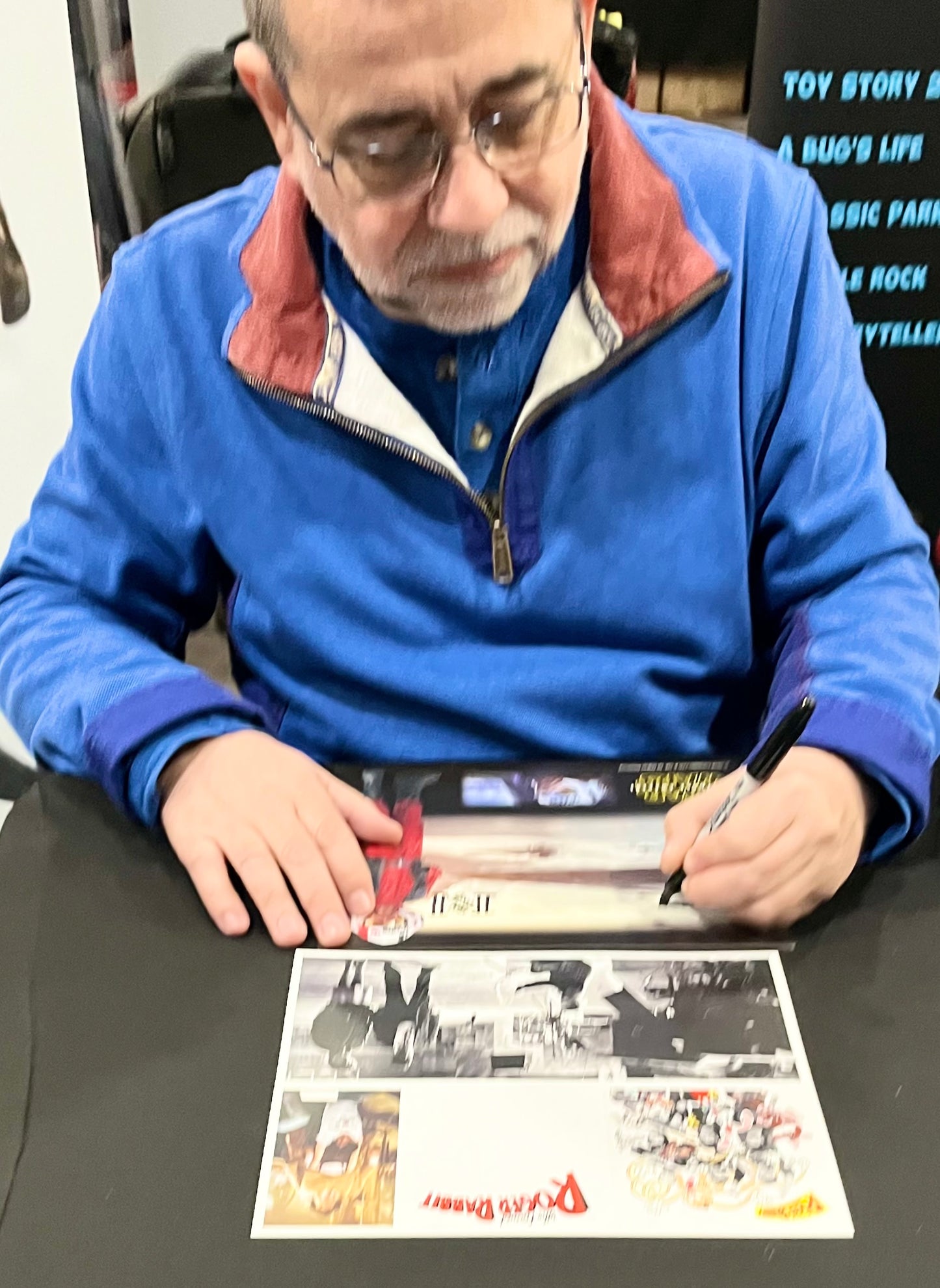 Star Wars: The Force Awakens Nien Nunb Mike Quinn Hand Signed Framed Photo