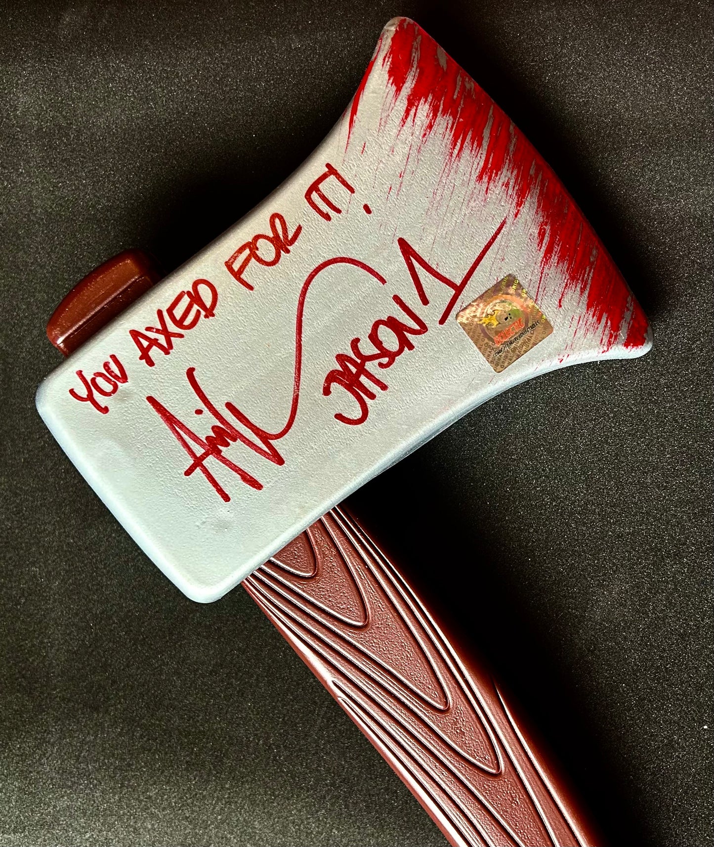 Friday the 13th Ari Lehman Hand Signed Replica Axe