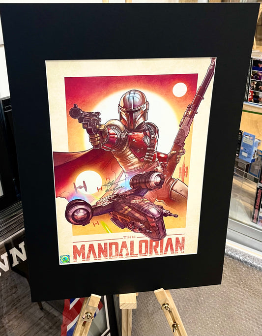 Star Wars The Mandalorian Katy O’Brian Hand Signed Poster