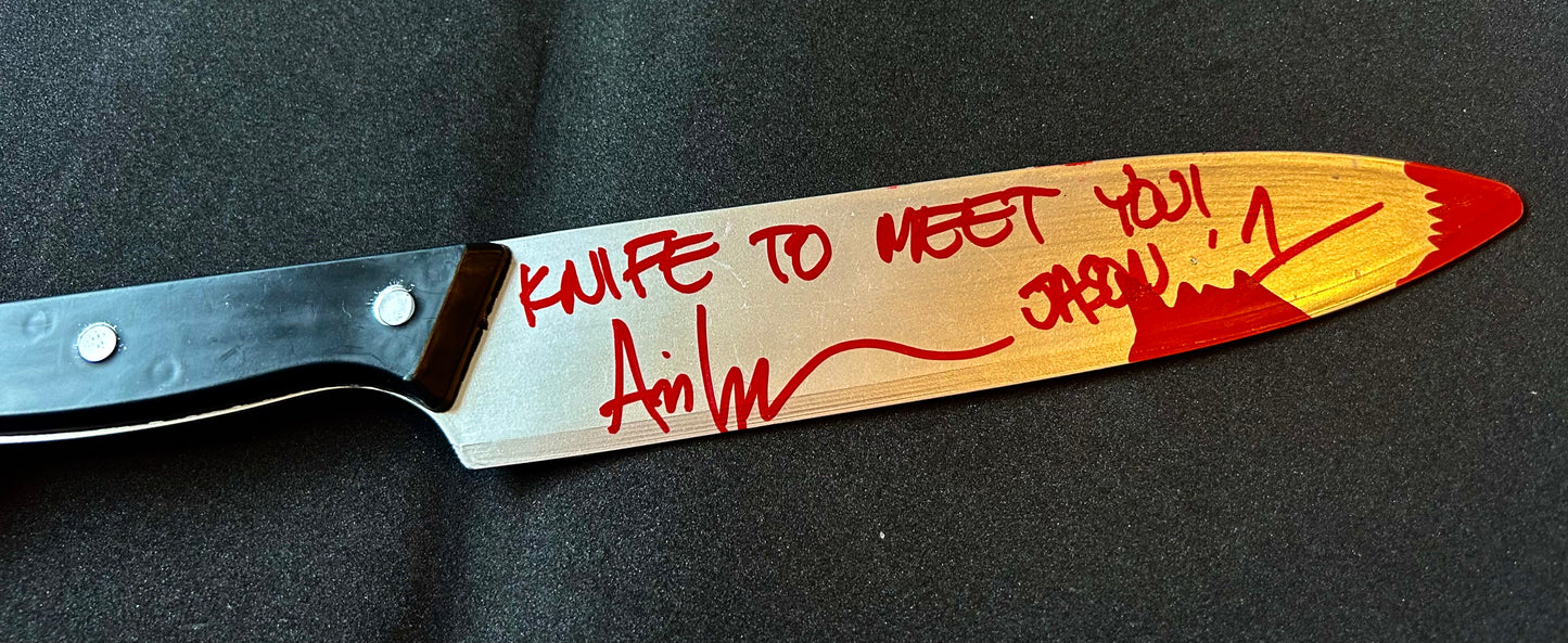 Friday the 13th Ari Lehman Hand Signed Replica Knife