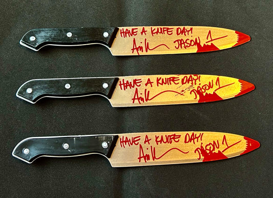 Friday the 13th Ari Lehman Hand Signed Replica Knife