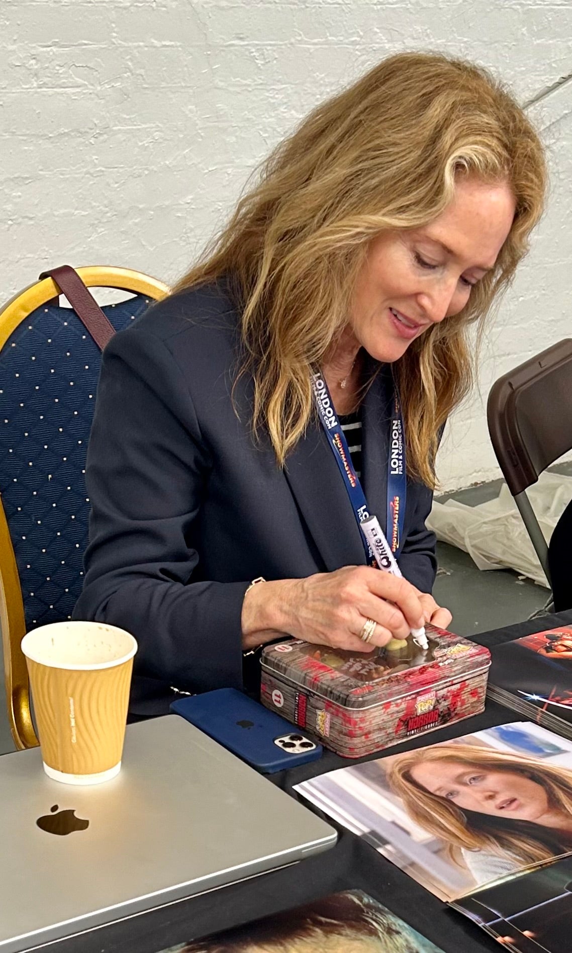 A Nightmare on Elm Street/Friday the 13th/Trick ‘r Treat Mark Patton & Kim Myers Hand Signed Funko Pocket POP! Horror Tin