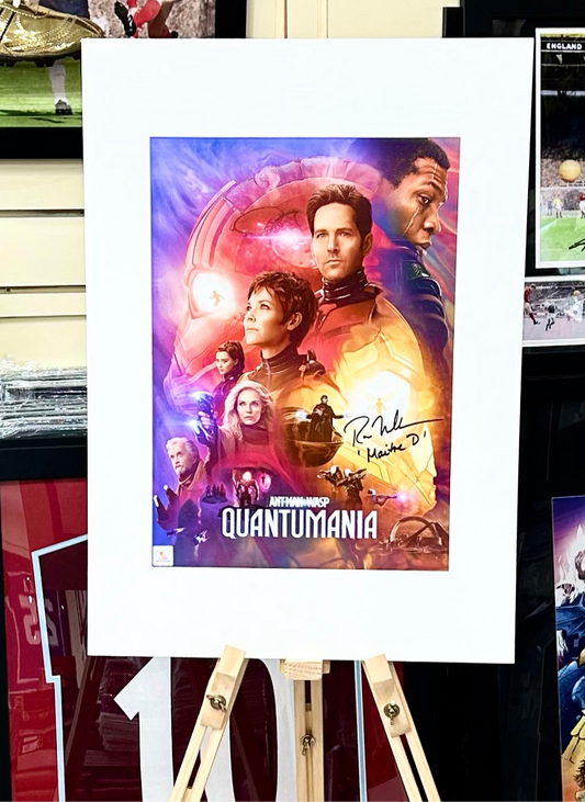 Ant-Man and the Wasp: Quantumania Ross Mullan Hand Signed Mounted Film Poster