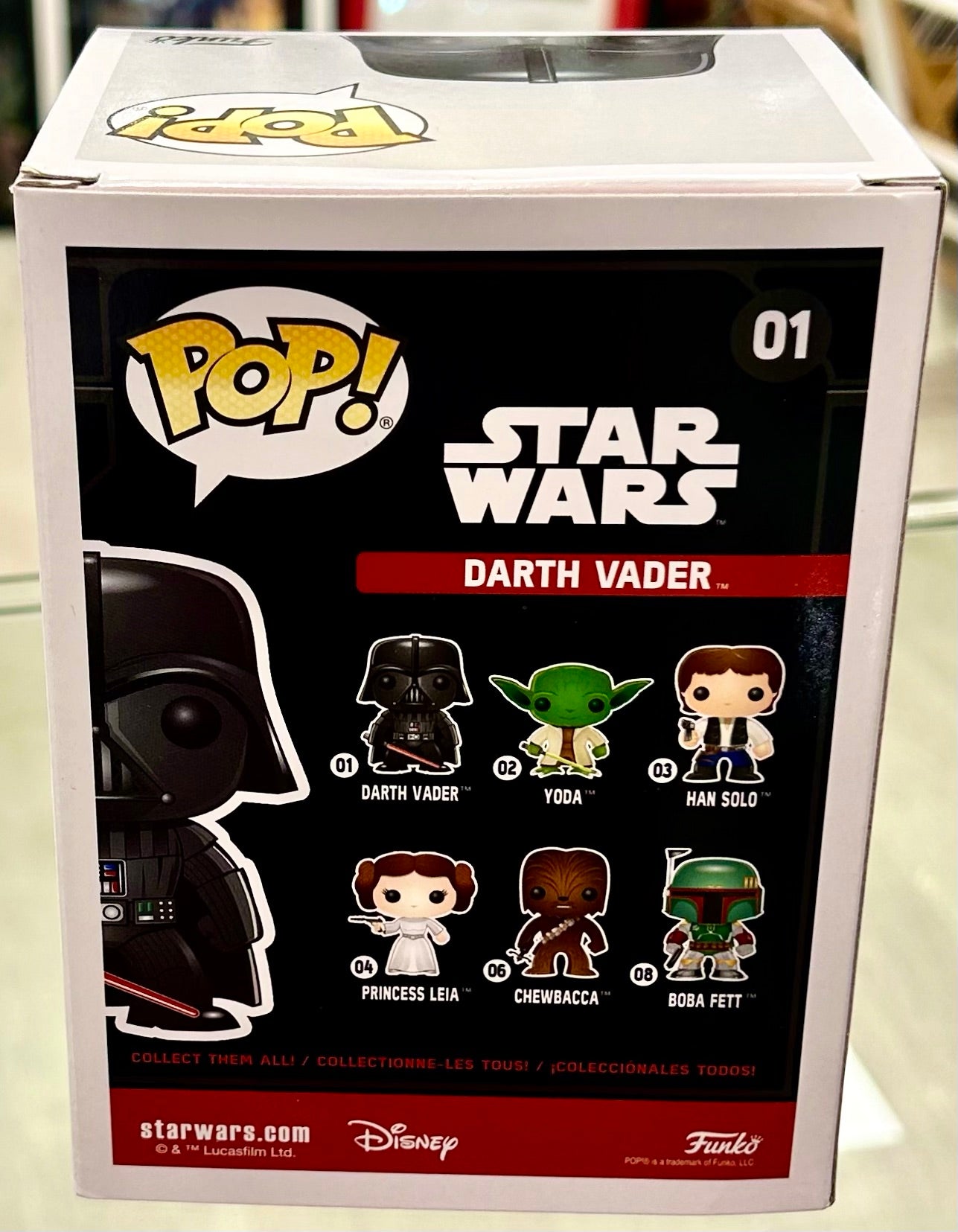 Star Wars Brian Muir Hand Signed Darth Vader 01 Funko POP!