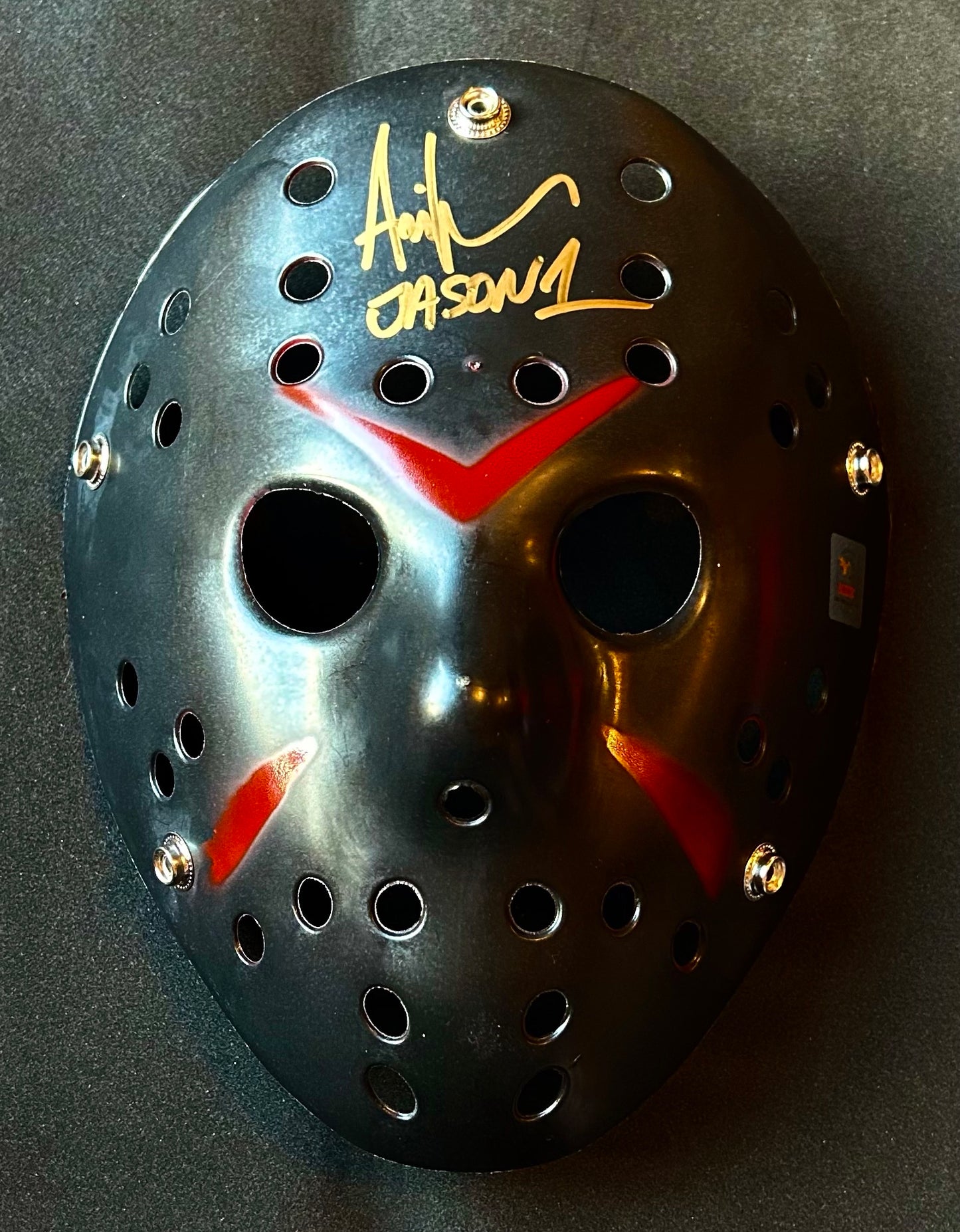 Friday the 13th Ari Lehman Hand Signed Jason Voorhees Masks