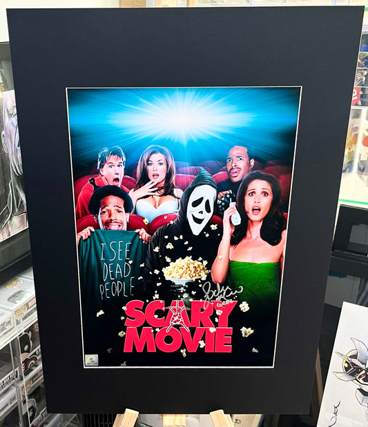 Scary Movie Lochlyn Munro Hand Signed Framed Poster