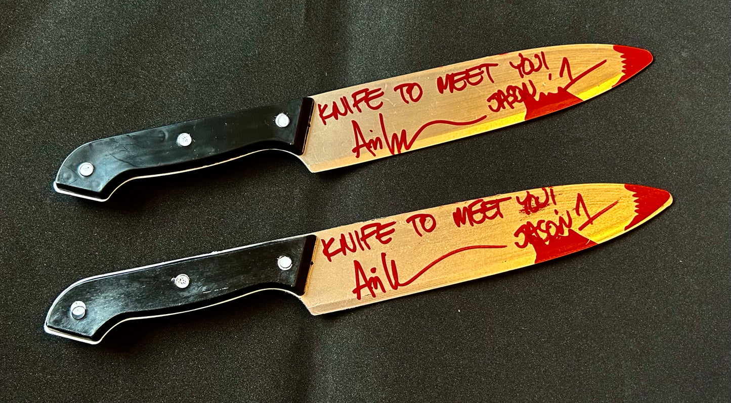 Friday the 13th Ari Lehman Hand Signed Replica Knife