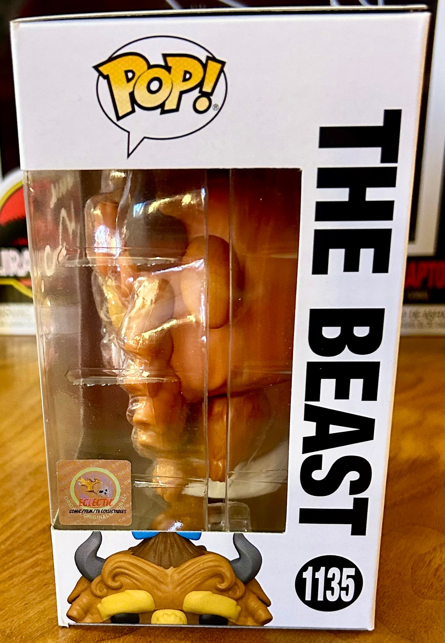 Beauty and The Beast The Beast Ronnie Le Drew Hand Signed 1135 Funko POP!