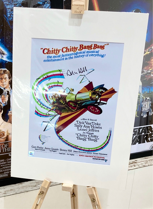 Chitty Chitty Bang Bang Jeremy Potts Adrian Hall Hand Signed Film Poster