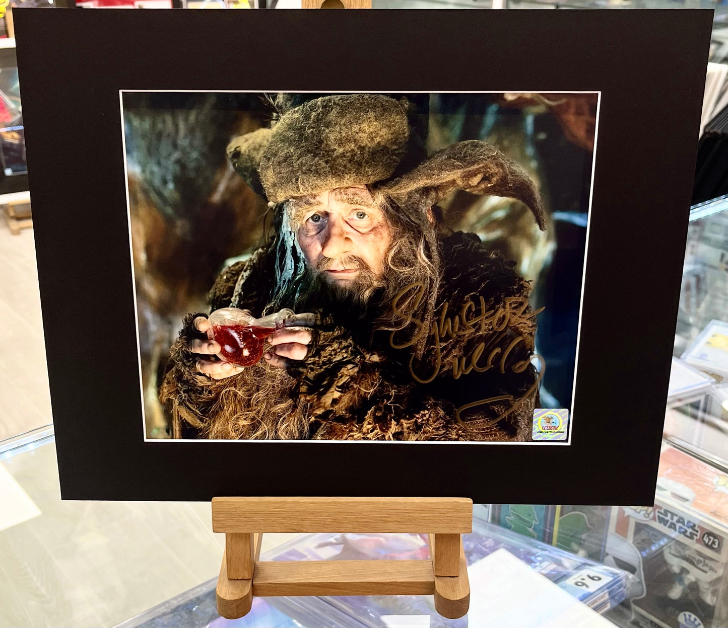 The Hobbit Sylvester McCoy Radagast the Brown Hand Signed Framed Photo