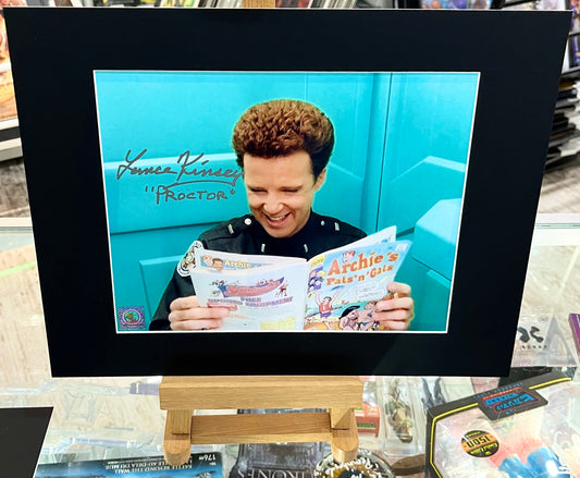 Police Academy 4: Citizens on Patrol Lance Kinsey Hand Signed Press Pack Photo