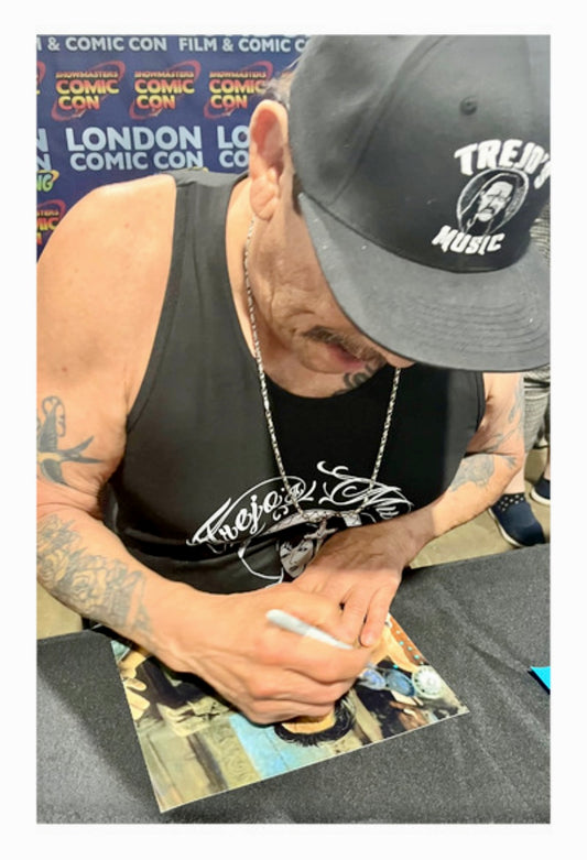 From Dusk Till Dawn Razor Charlie Danny Trejo Hand Signed Photo