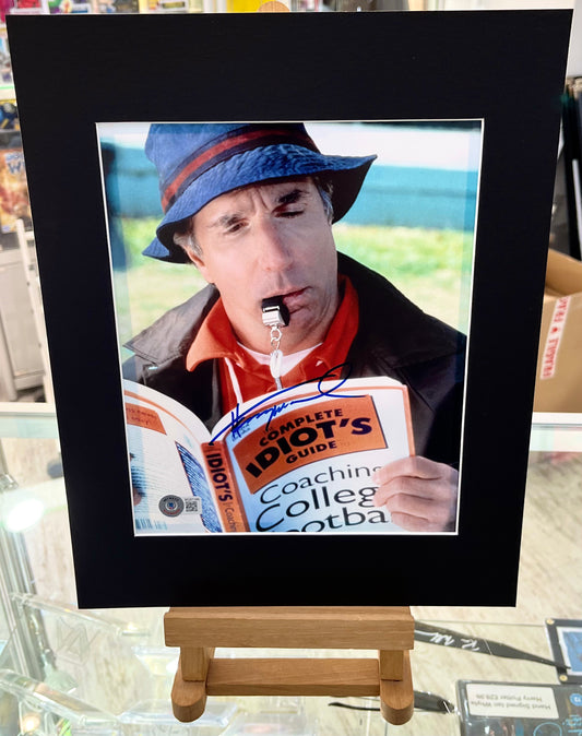 The Waterboy Coach Klein Henry Winkler Hand Signed Framed Photo