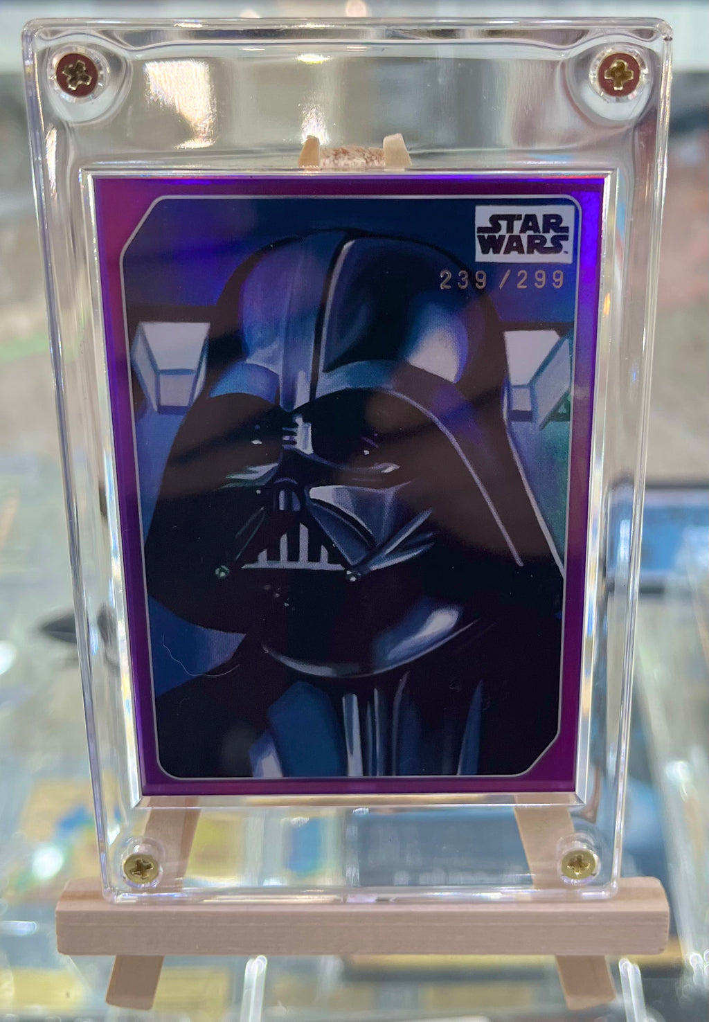Darth Vader Star Wars Celebration Exclusive 239/299 Parallel Collector Card
