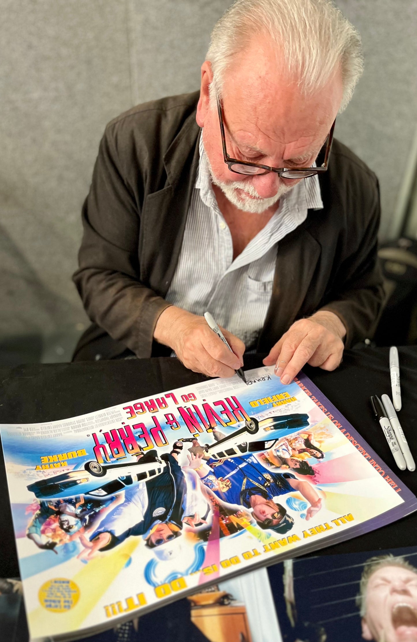 Kevin & Perry Go Large Kenneth Cranham Hand Signed Film Poster