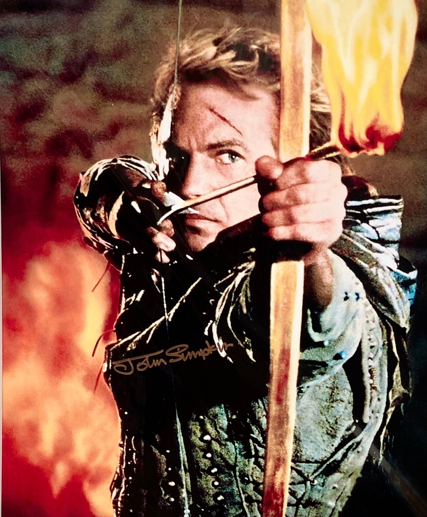 Robin Hood Prince of Thieves John Simpkin Hand Signed Film Poster