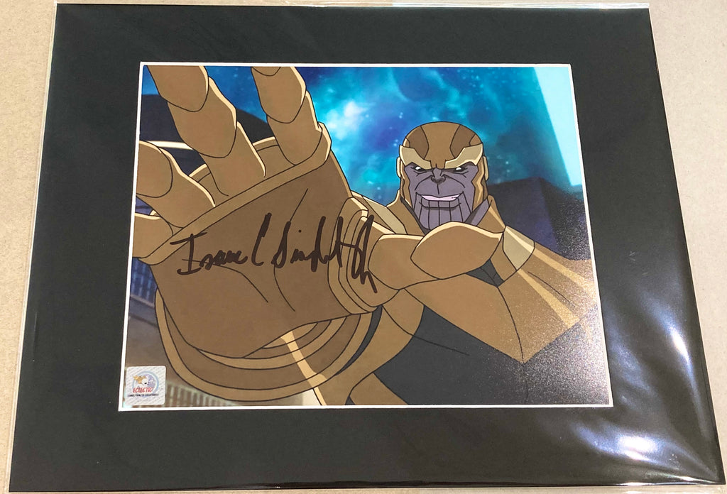 Avengers Assemble Marvel Isaac C. Singleton Autographed Mounted Photograph with Double Layer Authenticity
