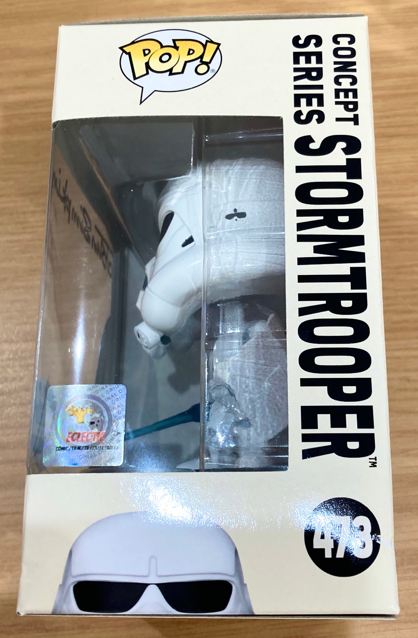 Star Wars Stormtrooper Concept Series Exclusive John Simpkin Hand Signed 473 Funko POP!