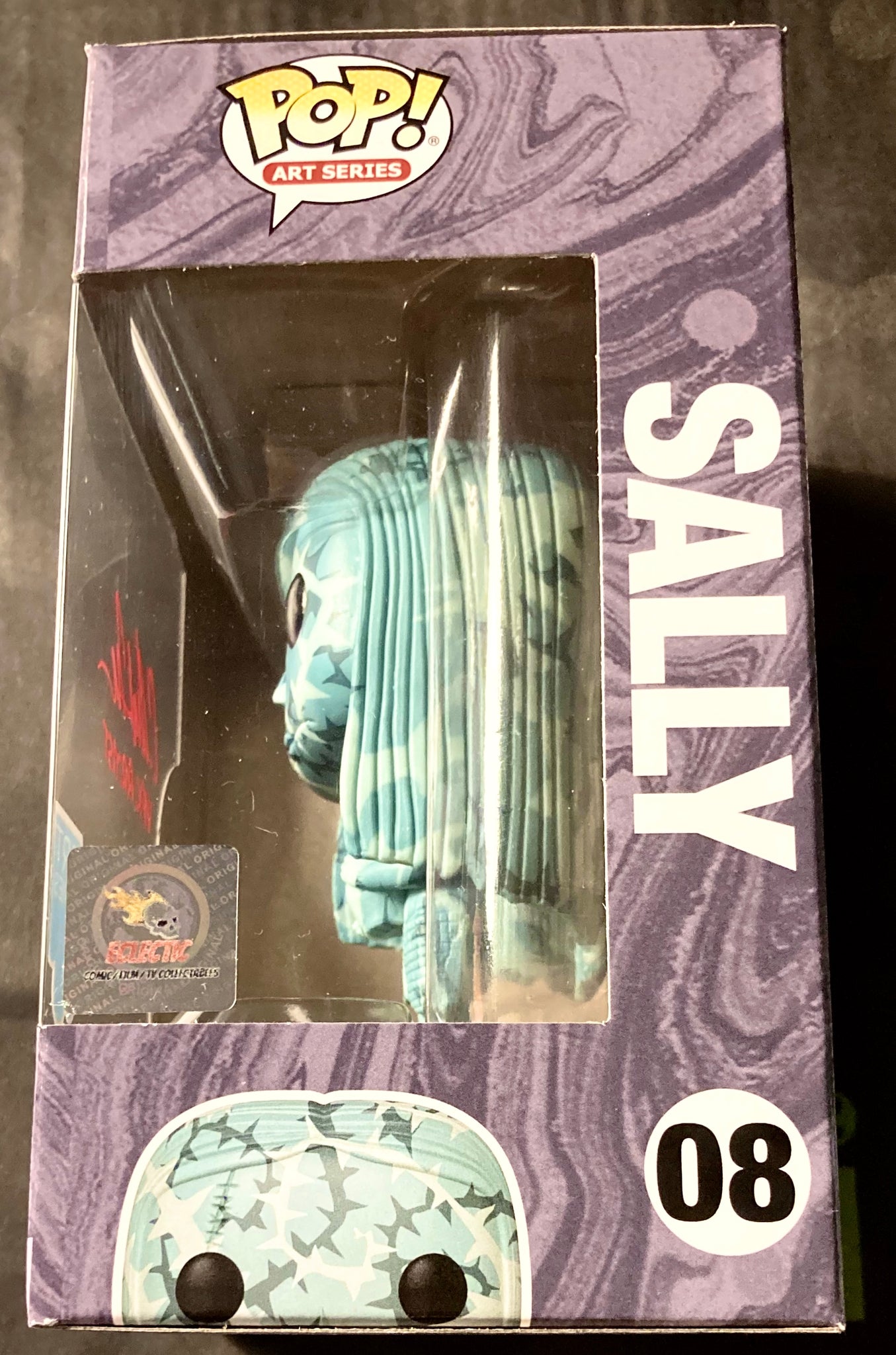 The Nightmare Before Christmas Sally Art Series Exclusive C. Andrew Nelson Autographed 08 Funko POP! with Triple Layer Authenticity