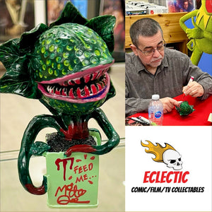 Little Shop of Horrors Audrey II Mike Quinn Hand Signed Figurine with Triple Layer Authenticity