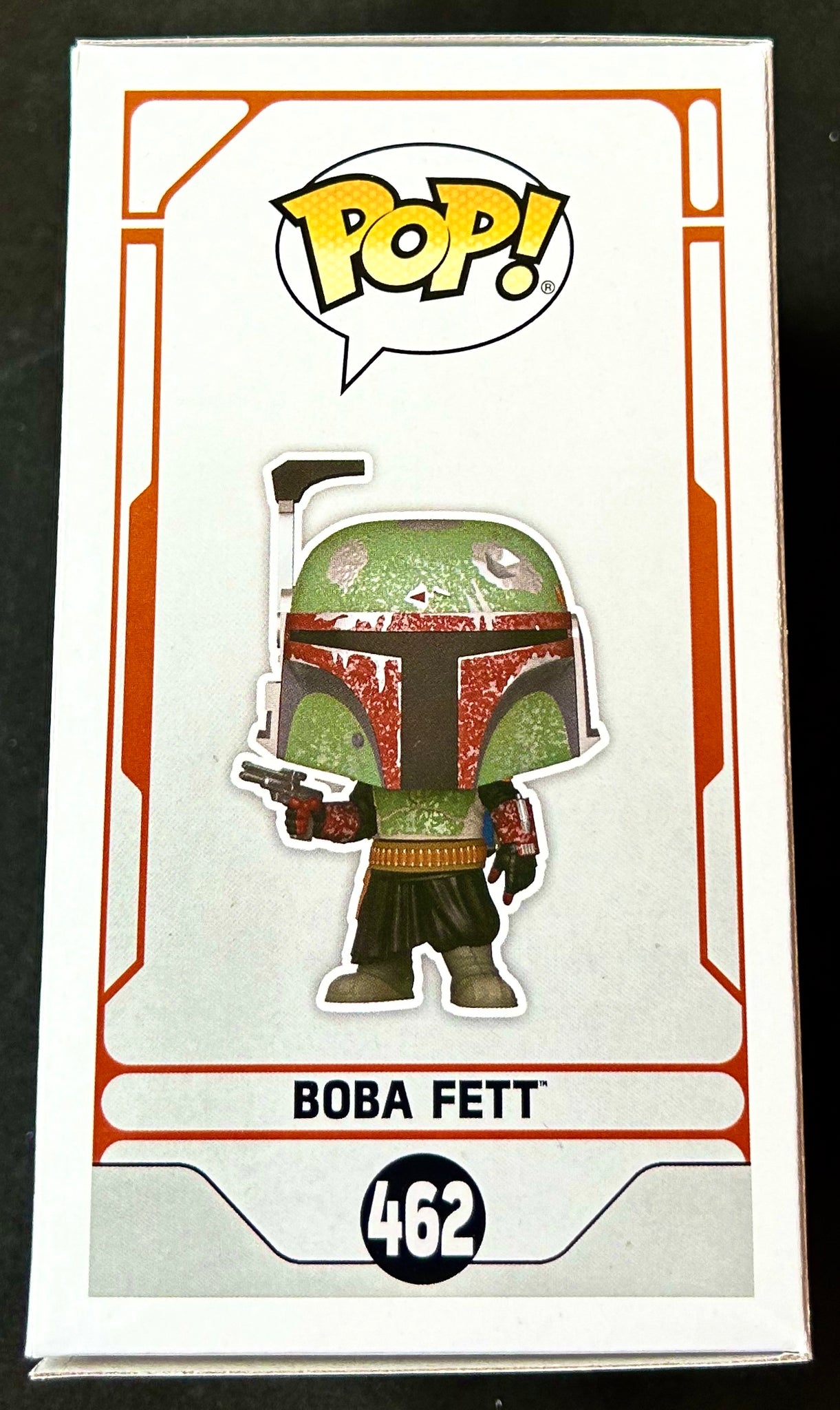 Star Wars Boba Fett 462 Funko POP! with Hand Painted Sketch and Eclectic Double Layer Authenticity