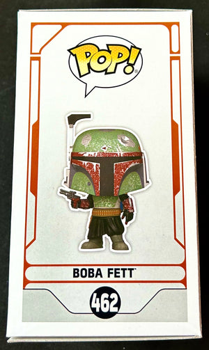 Star Wars Boba Fett 462 Funko POP! with Hand Painted Sketch and Eclectic Double Layer Authenticity