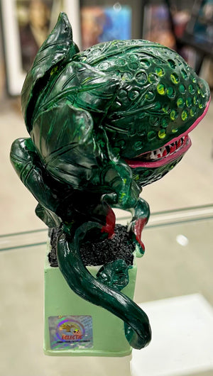 Little Shop of Horrors Audrey II Mike Quinn Hand Signed Figurine with Triple Layer Authenticity