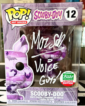 Scooby Doo Art Series Marc Silk Hand Signed Limited Edition 12 Funko POP! with Eclectic Authenticity