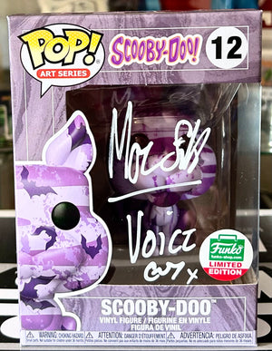 Scooby Doo Art Series Marc Silk Hand Signed Limited Edition 12 Funko POP! with Eclectic Authenticity