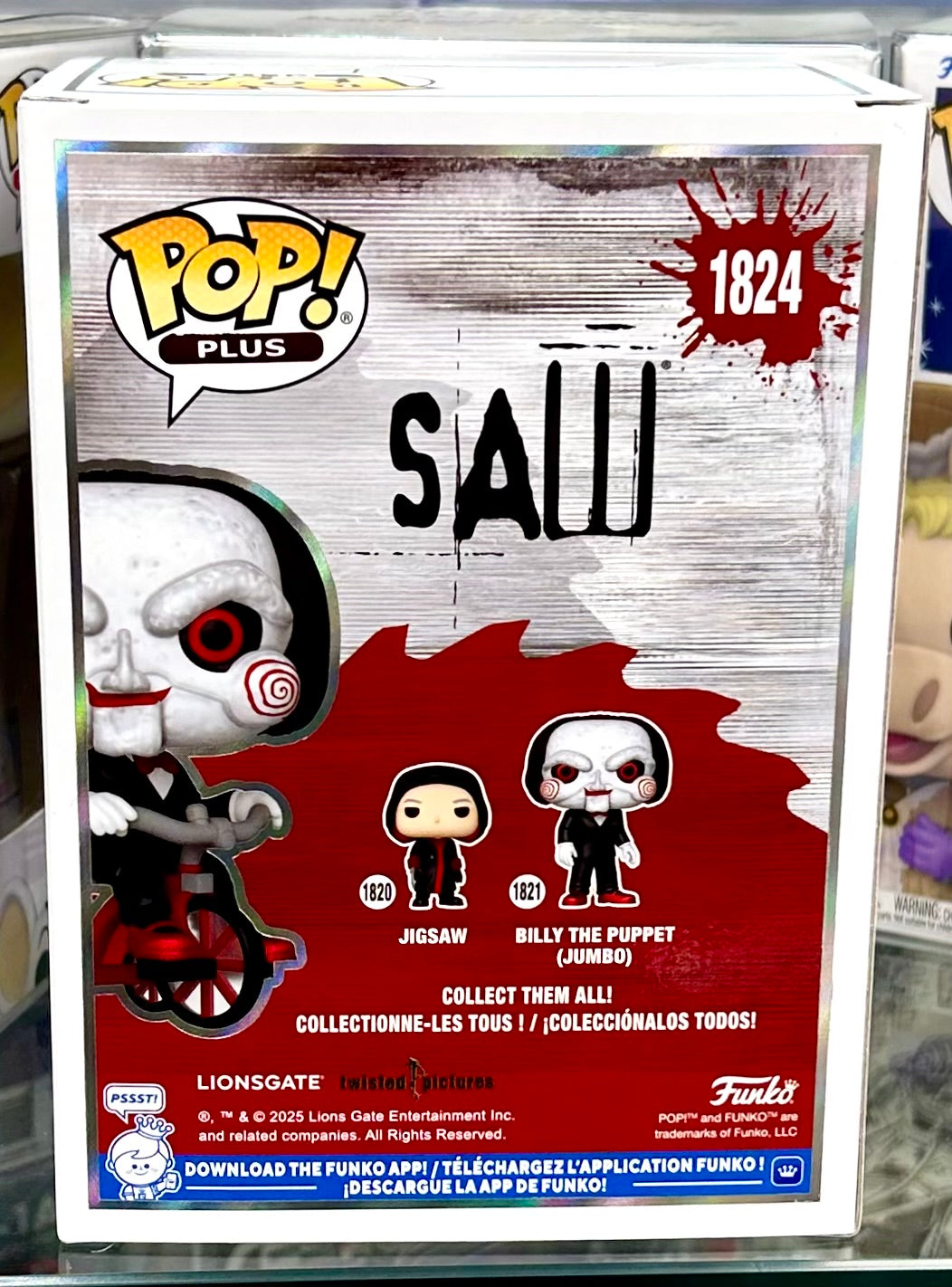 Saw Billy The Puppet Mark Rolston Hand Signed 1824 Special Edition Funko POP!
