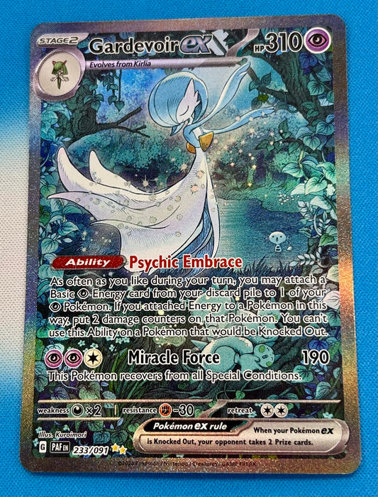 Gardevoir EX 233/091 Paldean Fates Holo Illustration Alt Art Pokemon Card