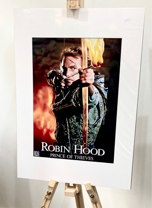 Robin Hood Prince of Thieves John Simpkin Hand Signed Film Poster