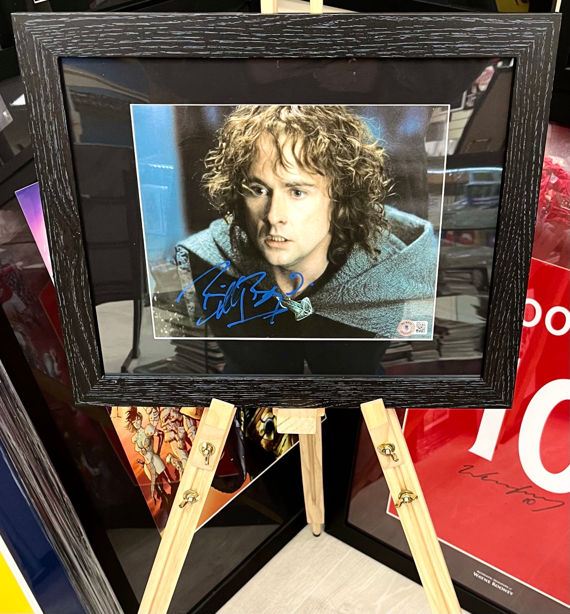 Lord of the Rings Billy Boyd Hand Signed Photograph with Double Layer Authenticity